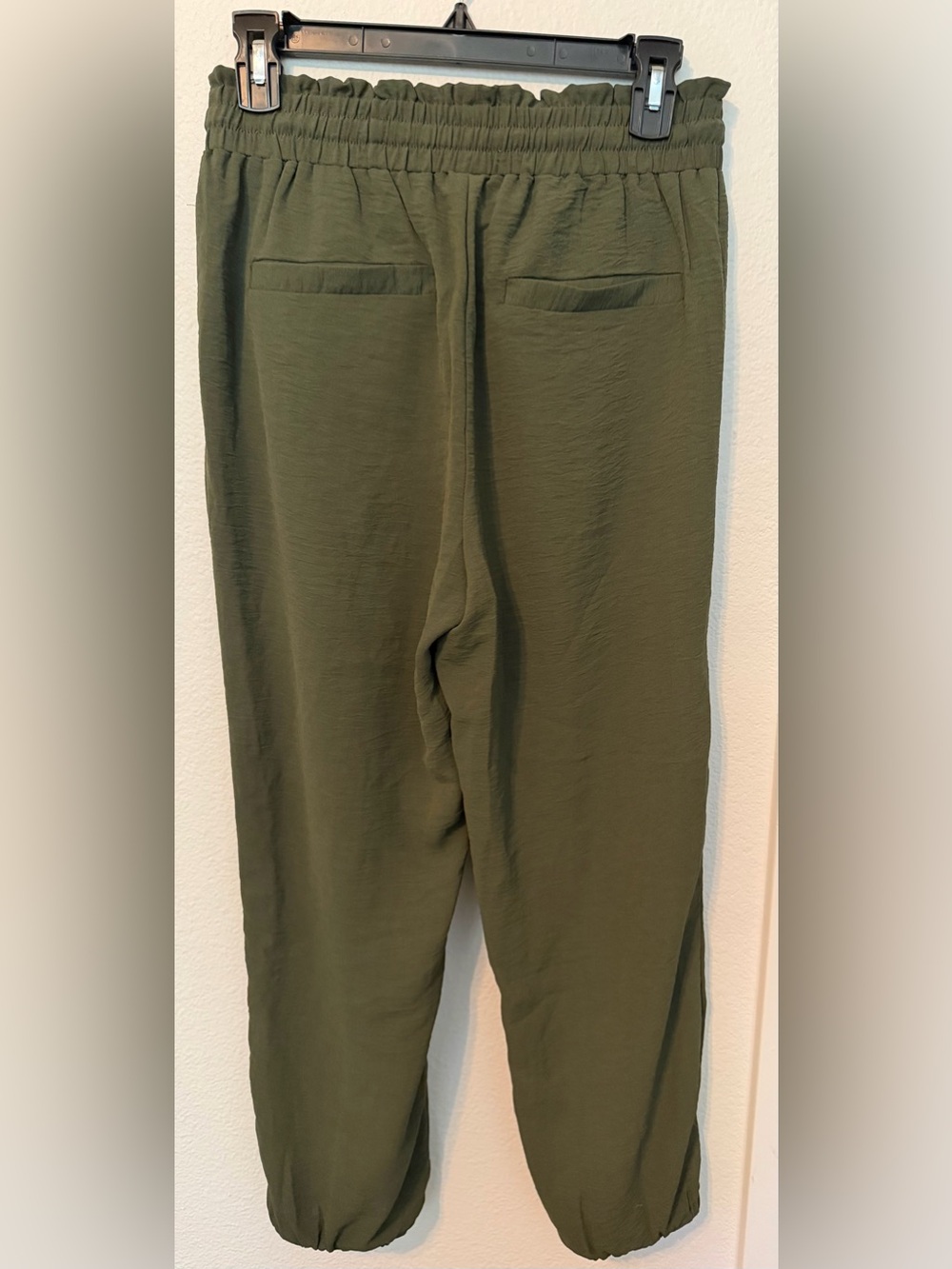 Casual Drawstring Trouser Jogger Pants w/pockets - Green - NWOT Size M - Picture 3 of 6